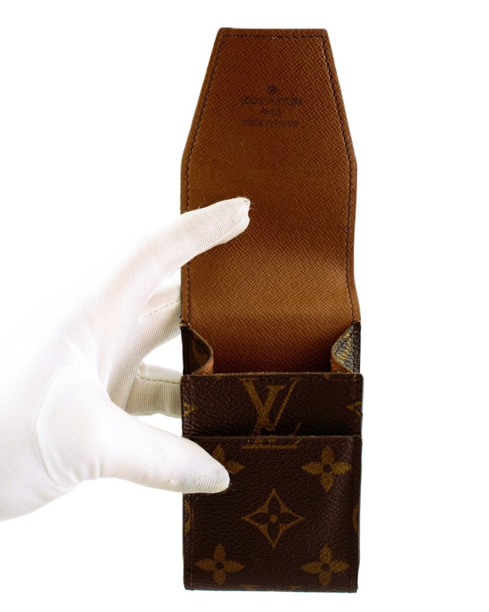 LOUIS VUITTON Monogram Etui Lipstick Case w/dustbag - date code# CT0070